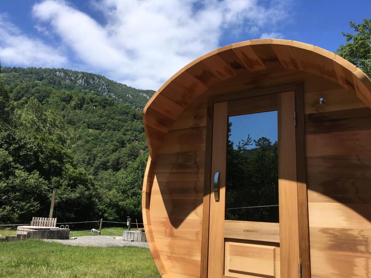 Wigwam, séjour ecolo glamping Frechet-Aure Esterno foto